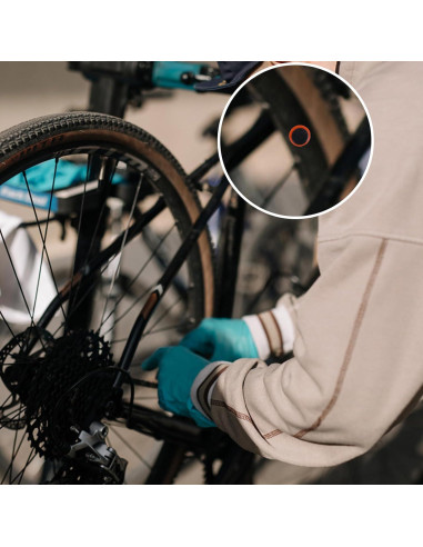 96 Parches de Neumático de Bicicleta LIQWEI - Goma Negra