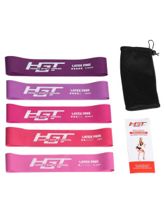 Conjunto de Bandas de Resistencia The x Bands - Sin Látex - 5 Niveles