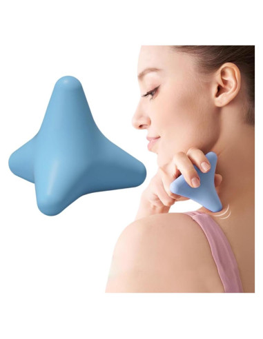 Bola de Masaje OULIGET para Alivio de Estrés - Azul