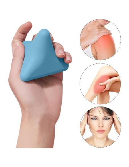 Bola de Masaje OULIGET para Alivio de Estrés - Azul