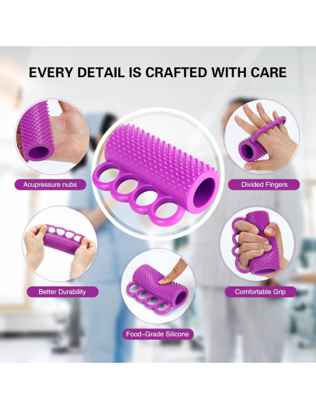 Pelota de Ejercicio para Manos Lerboai - Terapia Artritis Rosa