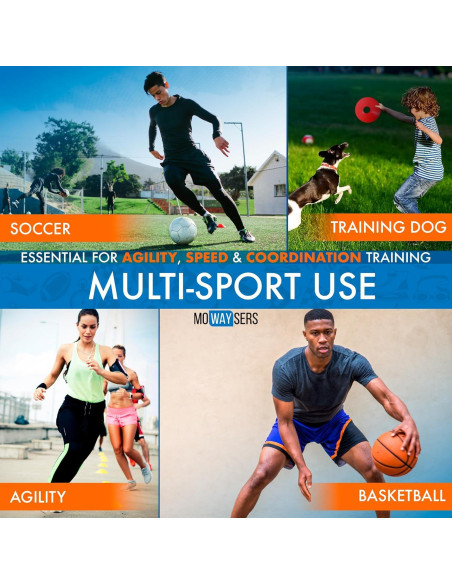 Conos de Entrenamiento MOWAYSERS 50 PCS con Bolsa de Malla Conos de Entrenamiento MOWAYSERS 50 PCS con Bolsa de Malla