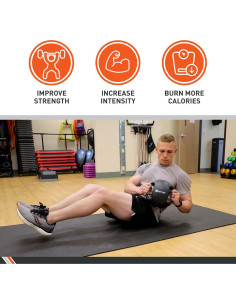 Balón Medicinal Doble Agarre Body Sport 7.26 kg - Ejercicio Fuerza 2