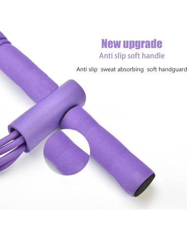 Bandas de Resistencia Fitness Genérico 4 Tubos 21 Niveles