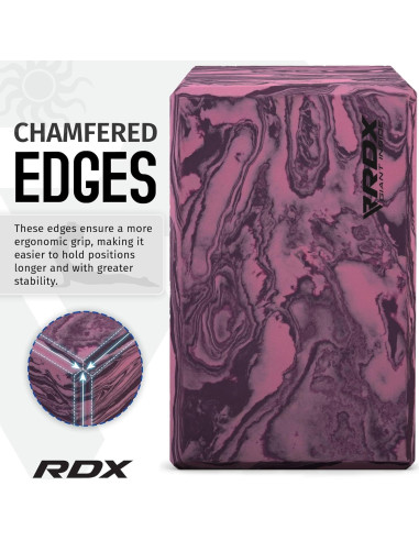 Bloque de Yoga RDX de Espuma EVA Antideslizante 23x15x9.8cm