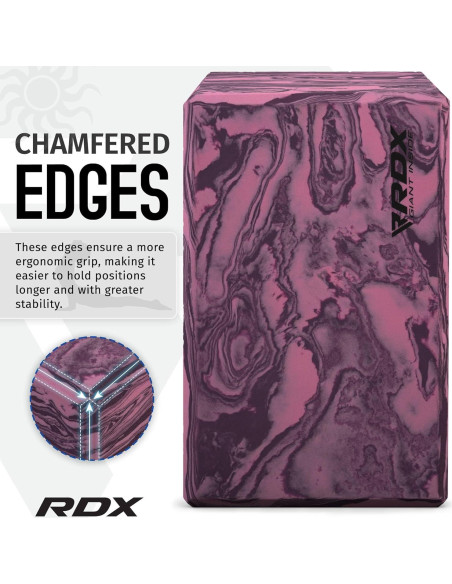 Bloque de Yoga RDX de Espuma EVA Antideslizante 23x15x9.8cm