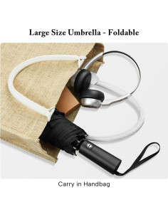 Paraguas de Golf ECOBRELLA 137 cm Doble Capa Impermeable 2