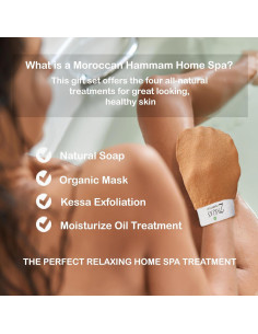 Kit Spa Hammam Marroquí Zakia's Morocco - 6 Piezas Musk Ámbar 2