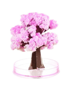 Kit de Crecimiento de Cristales Genérico - Árbol de Sakura 23.5x18 cm