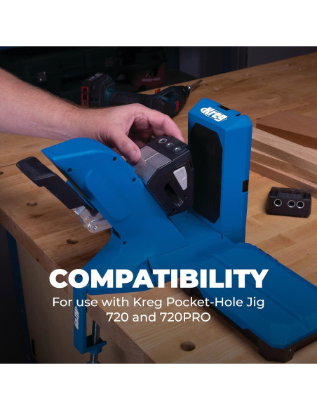 Guía de Taladro Micro-Pocket Kreg KPHA730 para Proyectos Pequeños