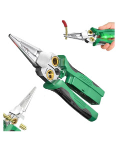 Alicates de Pelar Cables 8 en 1 Genérico con Probador de Voltaje