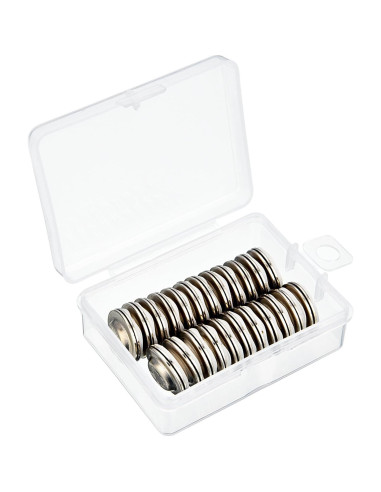 BBTO 24 Piezas Etiquetas de Nombre Magnéticas Redondas 1.7 cm