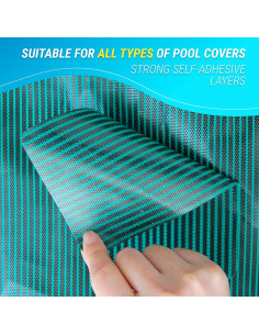 Kit de Reparación de Parche para Piscina ARDILA VEELA 3 Pcs Verde 2