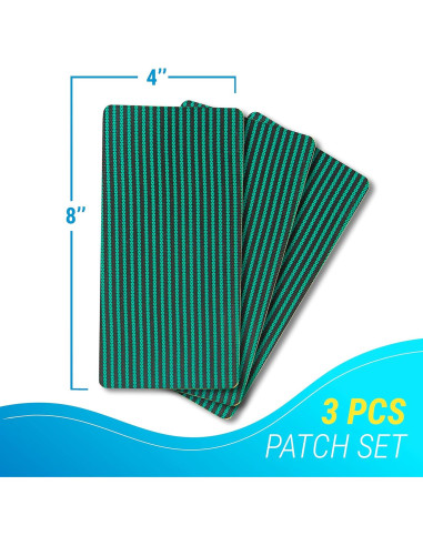 Kit de Reparación de Parche para Piscina ARDILA VEELA 3 Pcs Verde