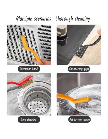 Juego de limpieza 12 piezas Durikant - Cepillos y raspadores