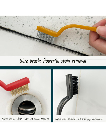 Juego de limpieza 12 piezas Durikant - Cepillos y raspadores