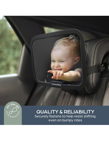 Espejo Convexo Ajustable Dreambaby 360 para Bebé - Negro