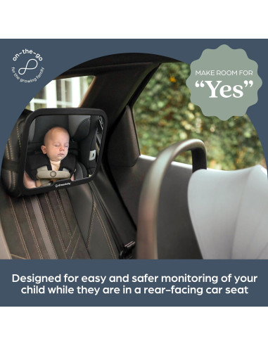 Espejo Convexo Ajustable Dreambaby 360 para Bebé - Negro