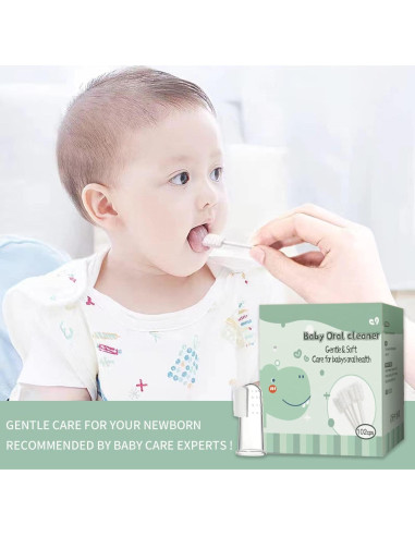 Kit de Limpieza Oral para Bebés Camiee - 102 Piezas + Cepillo Dedo