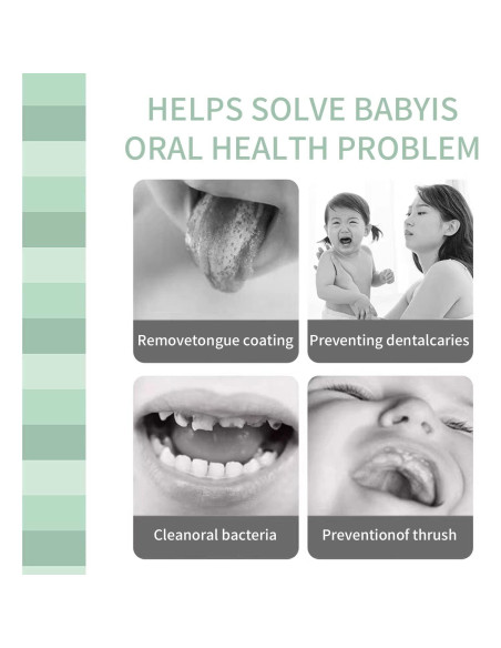 Kit de Limpieza Oral para Bebés Camiee - 102 Piezas + Cepillo Dedo