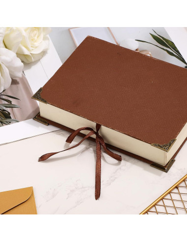 80 Protectores de Esquinas de Metal Vintage Dorado para Libros