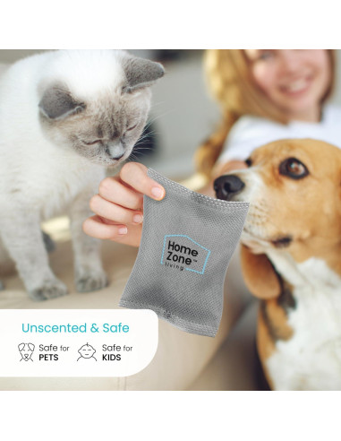 Conjunto de 4 bolsas de filtro de carbón activado CleanAura