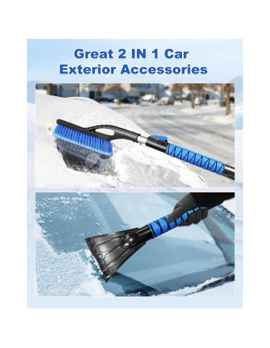 Cepillo de Nieve y Raspador de Hielo Auccutro 84 cm