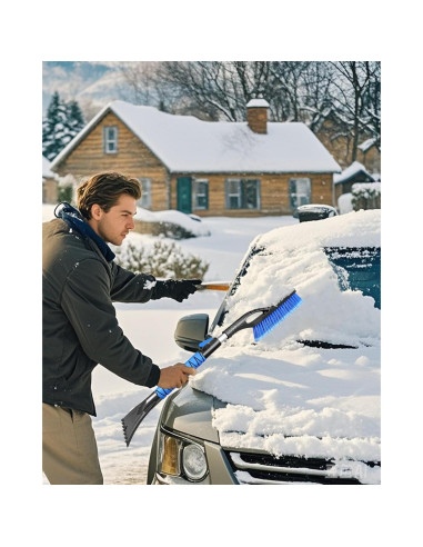 Cepillo de Nieve y Raspador de Hielo Auccutro 84 cm