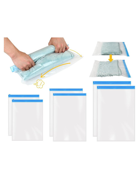 Paquete de 6 Bolsas de Almacenamiento al Vacío YCConcept