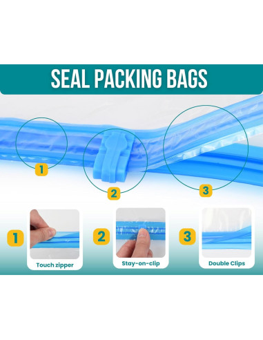 Paquete de 6 Bolsas de Almacenamiento al Vacío YCConcept