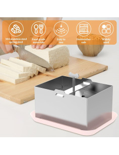Kit de Prensa de Tofu SAEHAEYEE Acero Inoxidable 304 Grande 2