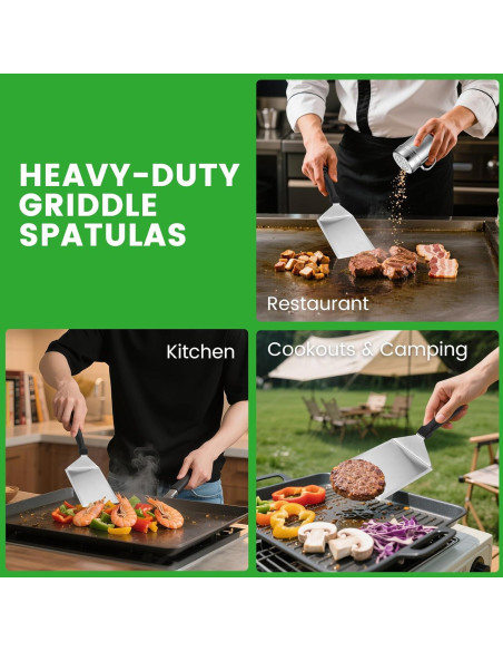 Kit de Prensa de Hamburguesas Whaleme con Espátula y Dosificador Kit de Prensa de Hamburguesas Whaleme con Espátula y Dosificador