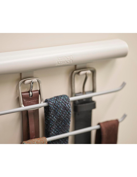 Organizador de Accesorios Joseph Joseph, Riel 4 Rieles para Corbatas y Bufandas