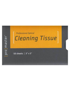 Pañuelo de Limpieza de Lentes ProMaster OpticClean - 50 Hojas