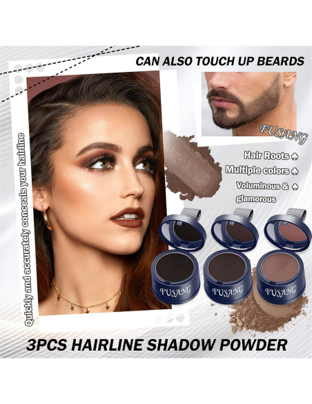 Polvo para Raíces Fusang 3PCS Impermeable y Suave