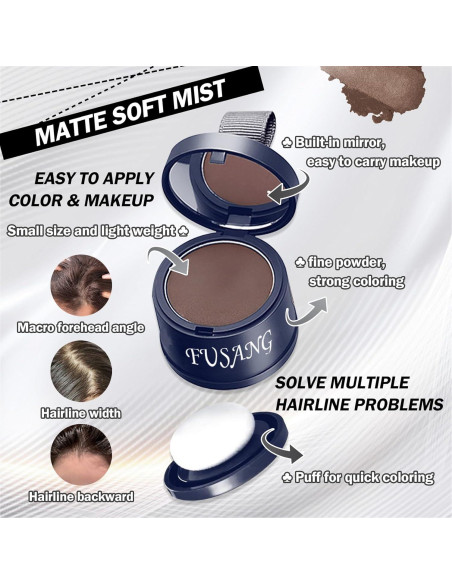 Polvo para Raíces Fusang 3PCS Impermeable y Suave