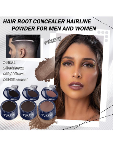 Polvo para Raíces Fusang 3PCS Impermeable y Suave