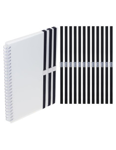 Bandas Elásticas para Planificadores Mini Skater 17.78 cm Negro - Paquete de 15