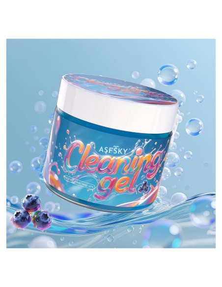 Gel de Limpieza ASFSKY Arándano 160g para Automóviles y Electrónicos