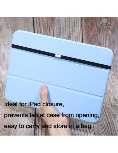 Bandas Elásticas para Planificadores Mini Skater 17.78 cm Negro - Paquete de 15