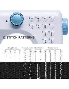 Máquina de Coser Mini Eisewboa 505 con Mesa y Kit de Inicio 2