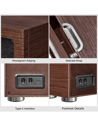 Winder Doble para Relojes ANWBROAD con Luz LED y Motor Silencioso