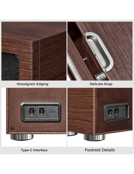 Winder Doble para Relojes ANWBROAD con Luz LED y Motor Silencioso