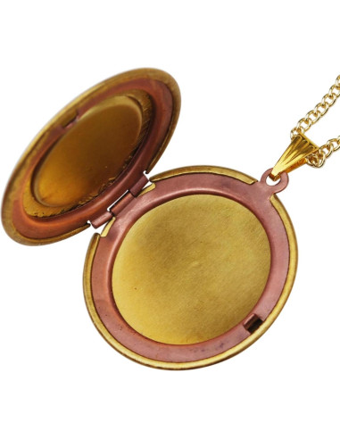 Collar de Relicario con Moneda Roosevelt 10 Centavos 1985