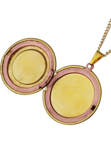 Collar de Relicario con Moneda Roosevelt 10 Centavos 1985