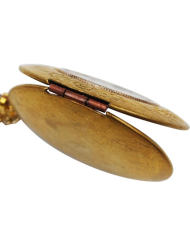 Collar de Relicario con Moneda Roosevelt 10 Centavos 1985