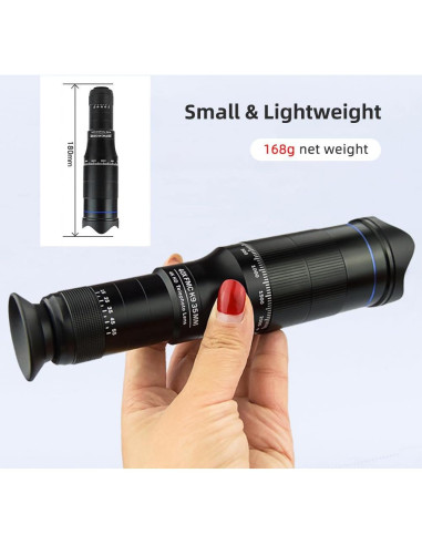 Kit Lente Telefoto 40X Kavolet para Smartphone - Observación