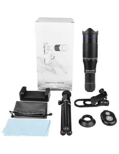 Kit Lente Telefoto 40X Kavolet para Smartphone - Observación
