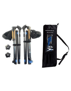 Bastones de Senderismo Plegables York Nordic - 1.60m a 1.70m