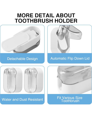 Soporte de Cepillo de Dientes y Dispensador LOGJAM HY076
